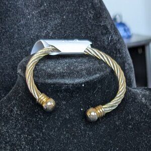 VINTAGE STAINLESS STEEL ROPE BRACELET #24